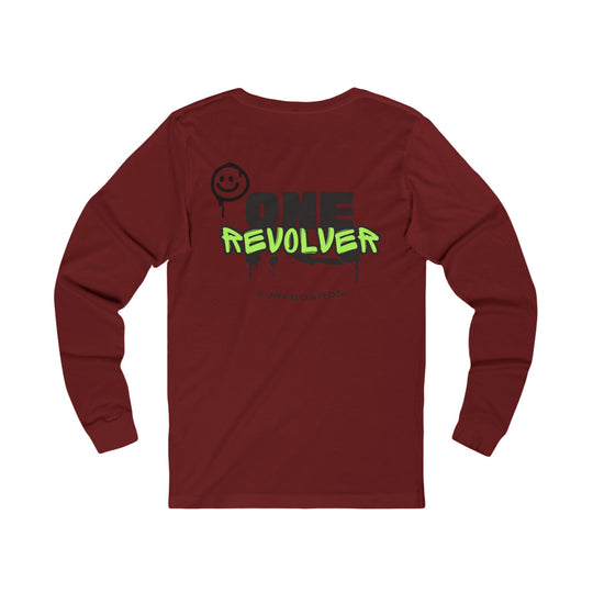 One Revolver Surfboards Graffiti Smile Long Sleeve Tee – Unisex Fit