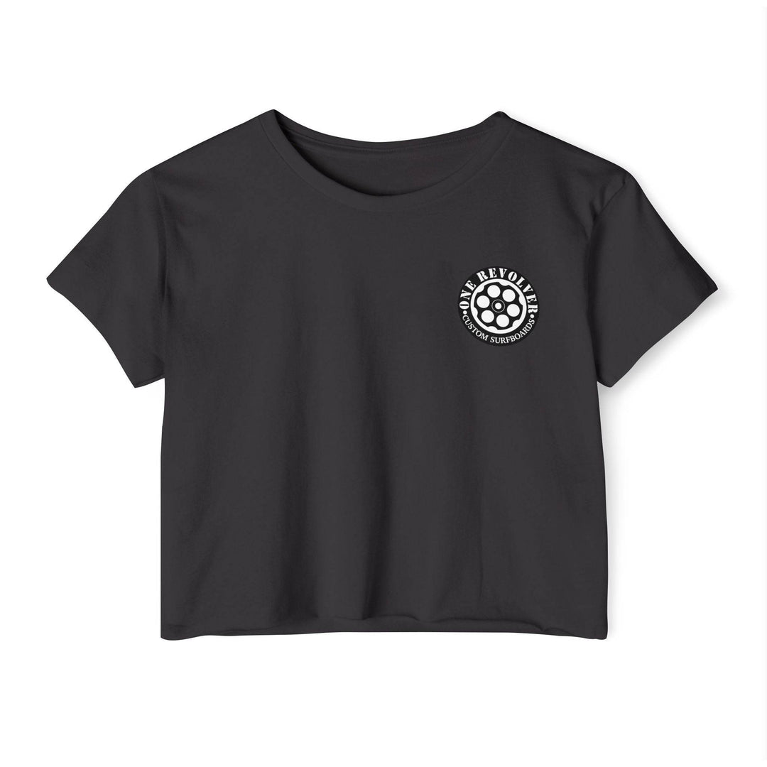 Tropical Dream Crop Tee – Women’s Surf-Inspired Crop Top - One Revolver Surfboards