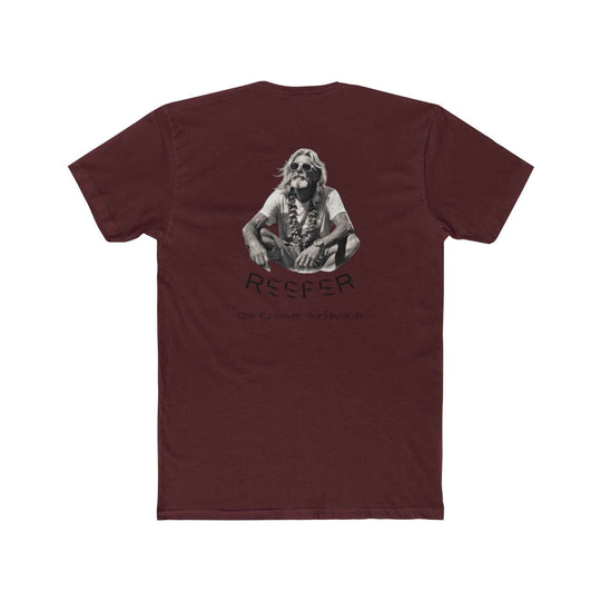 Reefer Unisex Surf T-Shirt – Laid-Back Cotton Crew with Chill Vibes - One Revolver Surfboards