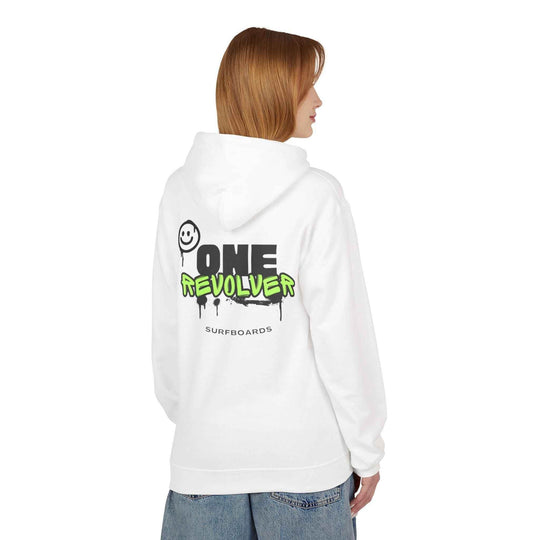 Smile Hoodie by One Revolver Surfboards – Unisex Midweight Fleece for Surf & Street - One Revolver Surfboards