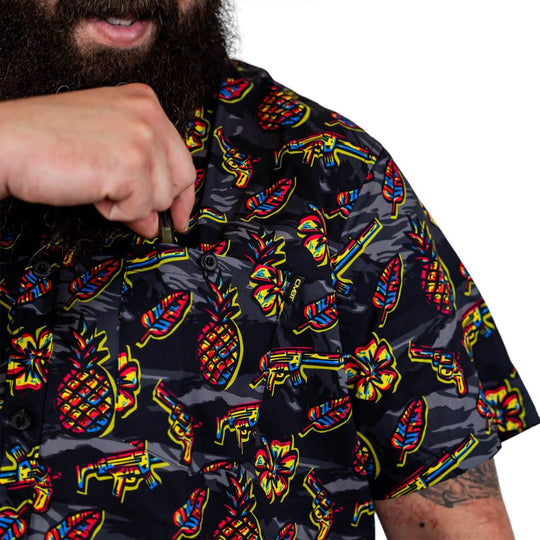 Men's Flex Button Up - One Revolver Surfboards