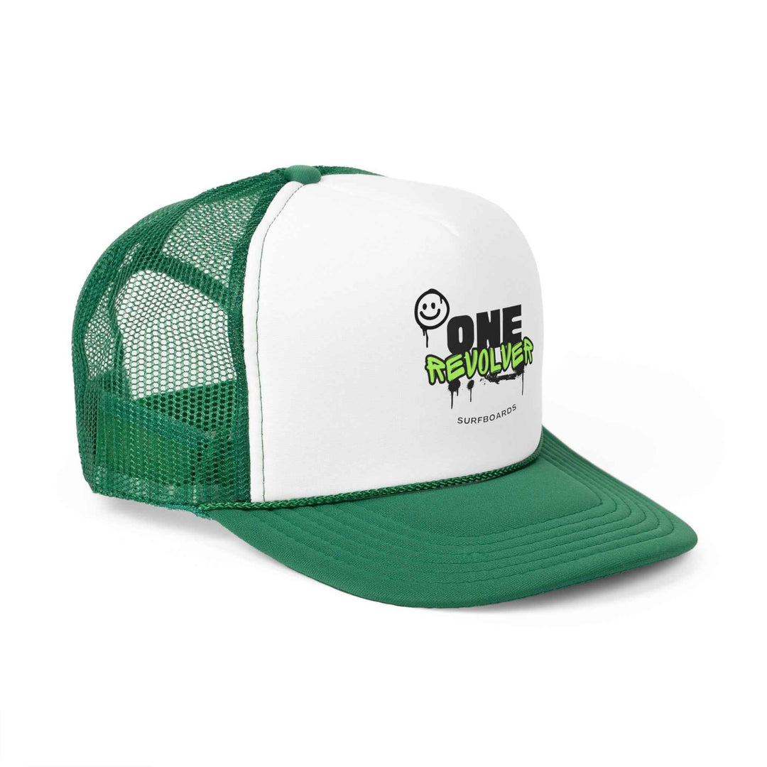 Graffiti Smile Trucker Cap – One Revolver Surf & Street Hat - One Revolver Surfboards