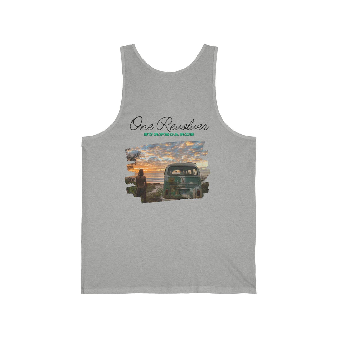 Surf Check Tank Top – One Revolver Unisex Lightweight Surf Tank - One Revolver Surfboards