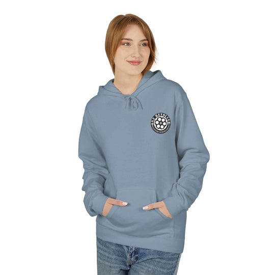 Smile Hoodie by One Revolver Surfboards – Unisex Midweight Fleece for Surf & Street - One Revolver Surfboards