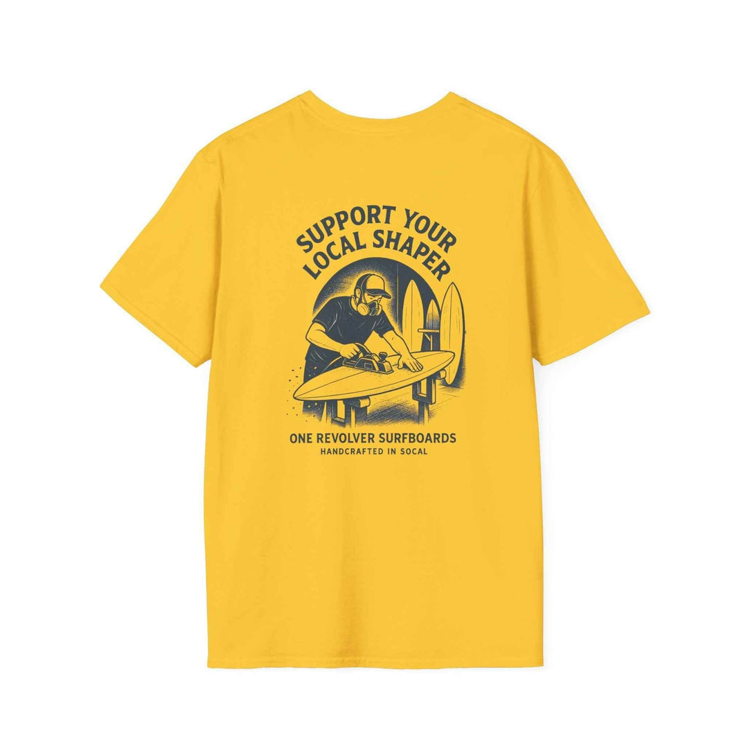Support Your Local Shaper Tee – One Revolver Surf T-Shirt - One Revolver Surfboards