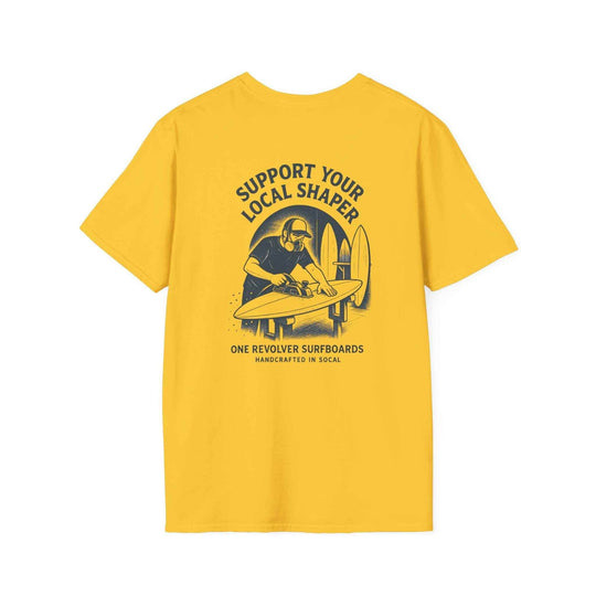 Support Your Local Shaper Tee – One Revolver Surf T-Shirt - One Revolver Surfboards