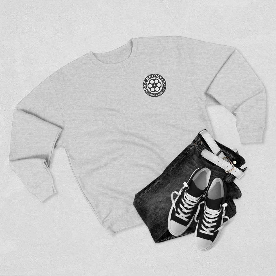 One Revolver Logo Crewneck Sweatshirt – Unisex Midweight Fleece - One Revolver Surfboards