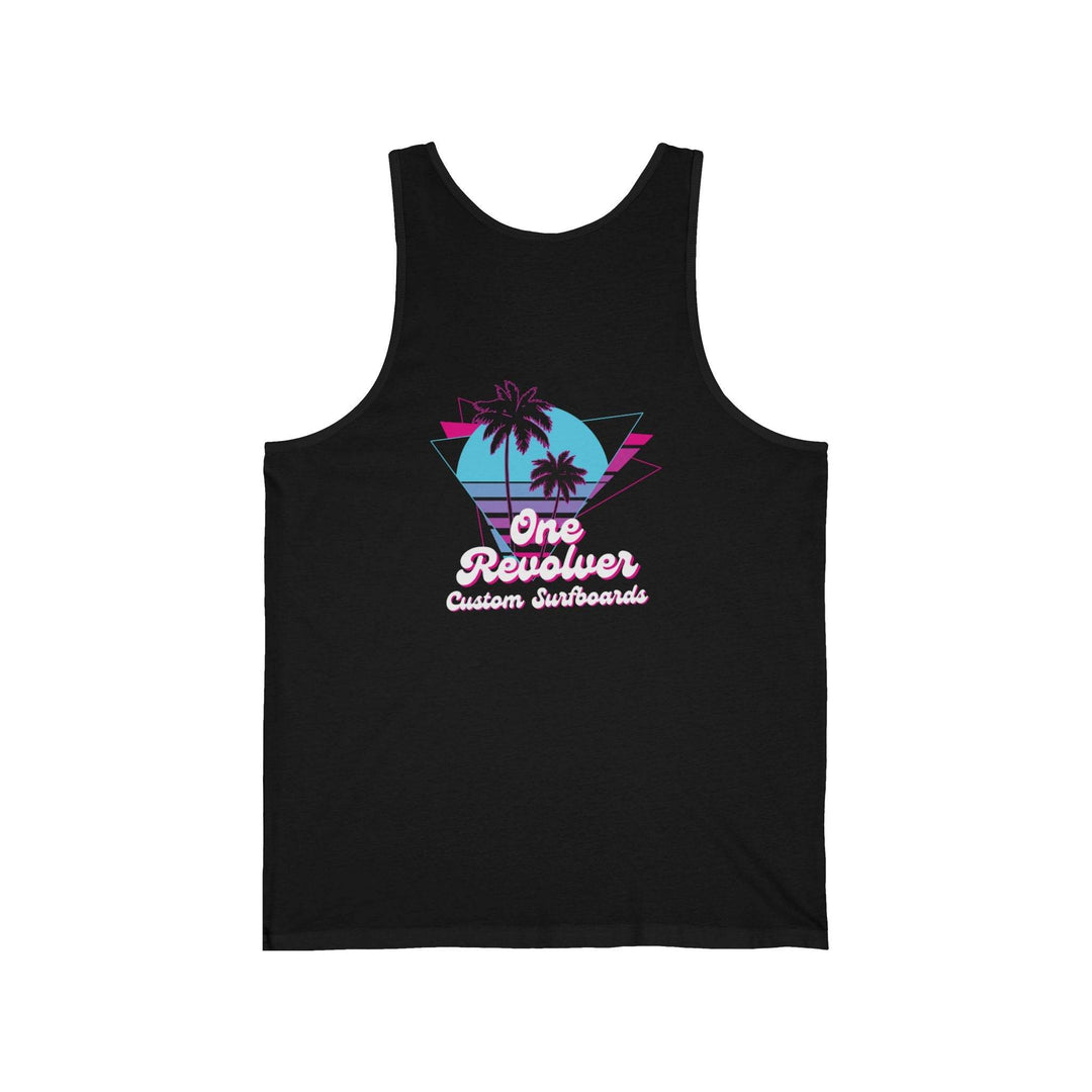 80's Vibe Tank Top – One Revolver Surfboards Unisex Retro Surf Tank - One Revolver Surfboards