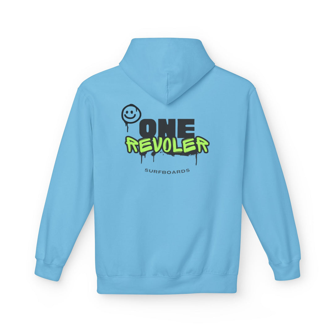 Smile Hoodie by One Revolver Surfboards – Unisex Midweight Softstyle Fleece