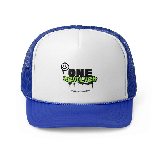 Graffiti Smile Trucker Cap – One Revolver Surf & Street Hat - One Revolver Surfboards