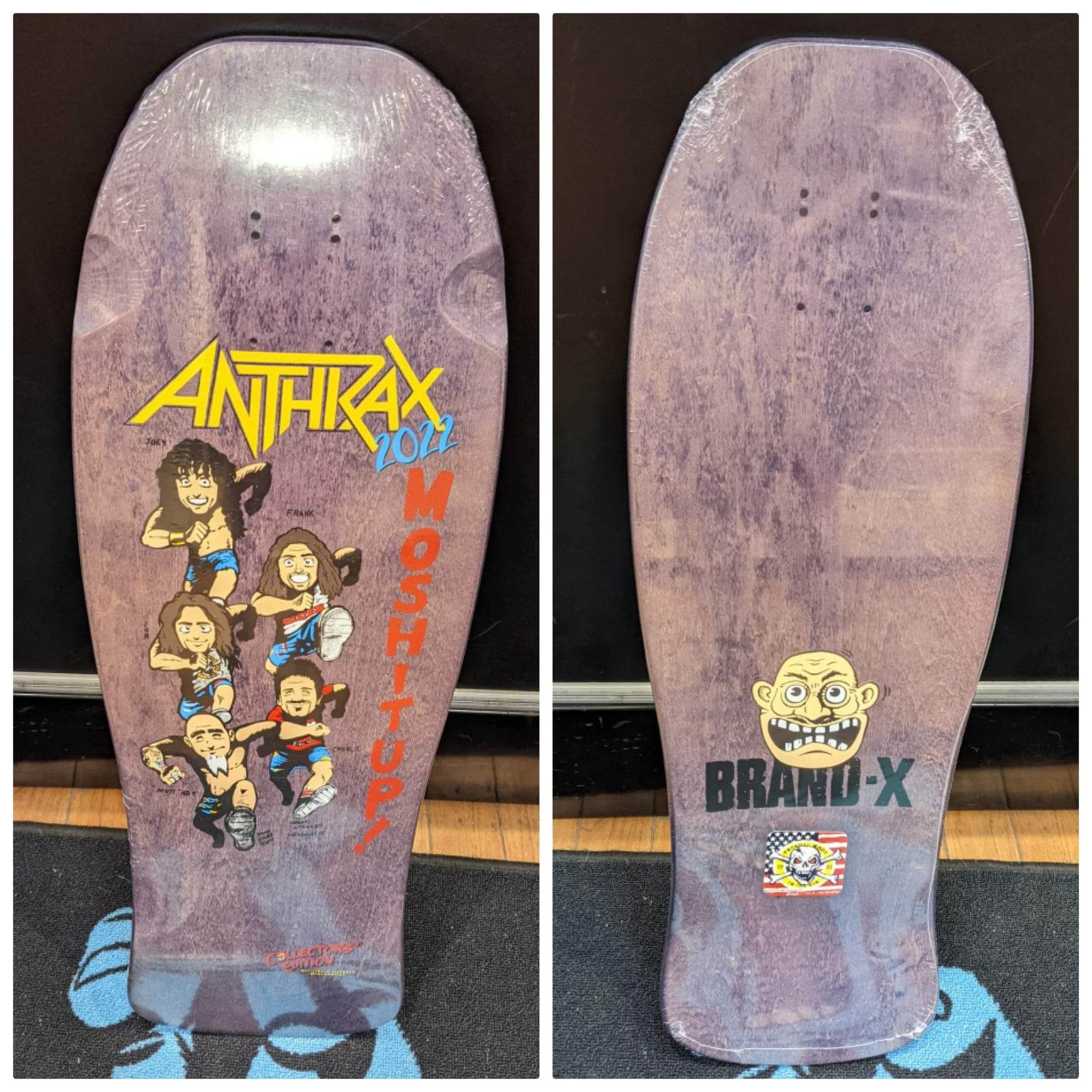 Brand-X Anthrax 2022 Skateboard Deck *Dark Slide Exclusive Colorway LTD of 25 - One Revolver Surfboards