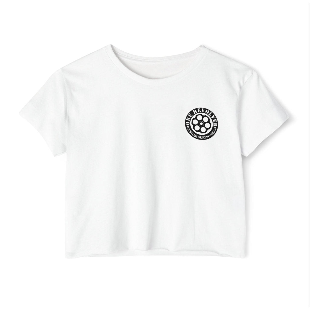 Tropical Dream Crop Tee – Women’s Surf-Inspired Crop Top - One Revolver Surfboards