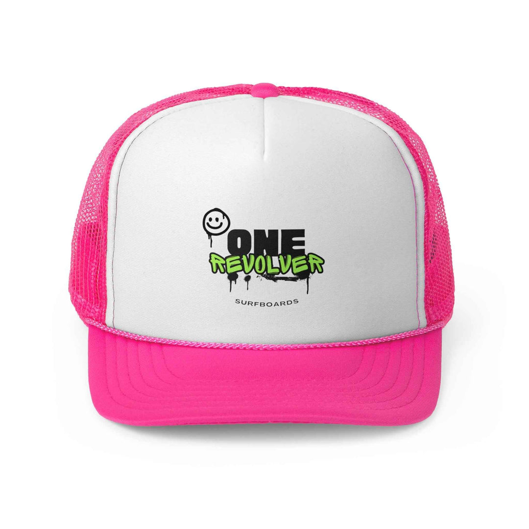 Graffiti Smile Trucker Cap – One Revolver Surf & Street Hat - One Revolver Surfboards