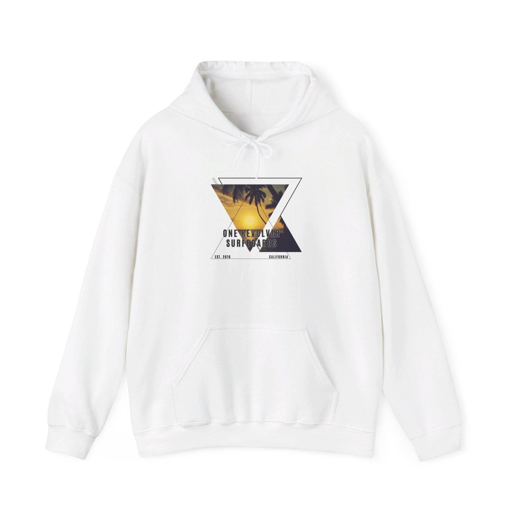 One Revolver Sunset Hoodie – Unisex Heavy Blend Surf Sweatshirt - One Revolver Surfboards