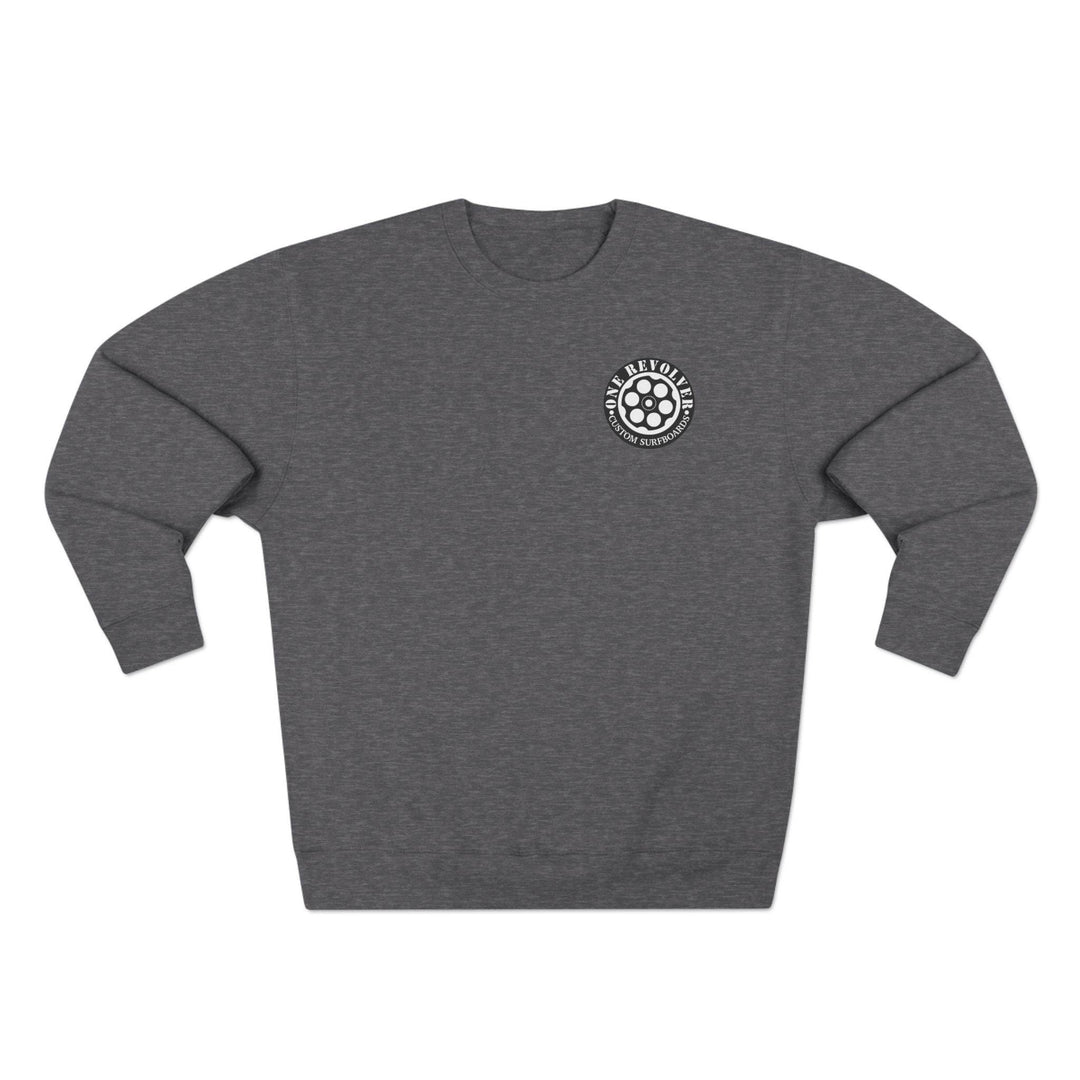 One Revolver Logo Crewneck Sweatshirt – Unisex Midweight Fleece - One Revolver Surfboards