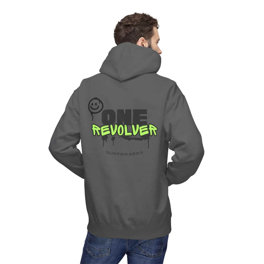 Smile Hoodie by One Revolver Surfboards – Unisex Midweight Fleece for Surf & Street - One Revolver Surfboards