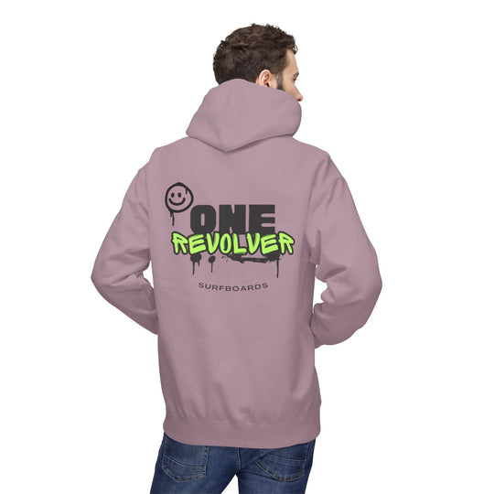 Smile Hoodie by One Revolver Surfboards – Unisex Midweight Fleece for Surf & Street - One Revolver Surfboards