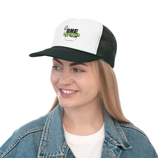 Graffiti Smile Trucker Cap – One Revolver Surf & Street Hat - One Revolver Surfboards
