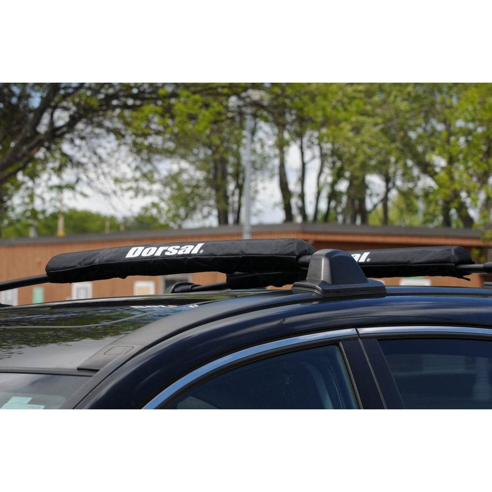 DORSAL Aero Roof Rack Pads for Crossbars - Set of 2 for Surfboards Kayaks SUP Snowboards Paddleboard and Canoe - One Revolver Surfboards