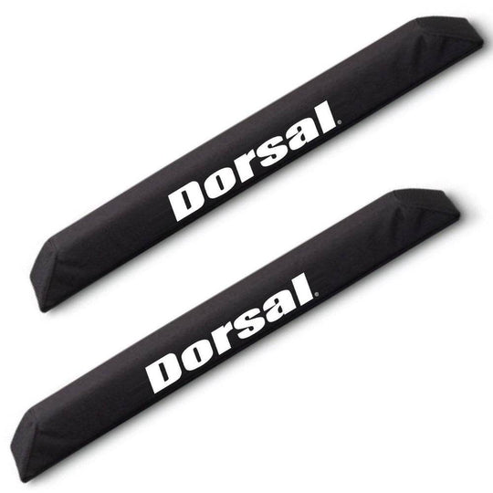 DORSAL Aero Roof Rack Pads for Crossbars - Set of 2 for Surfboards Kayaks SUP Snowboards Paddleboard and Canoe - One Revolver Surfboards
