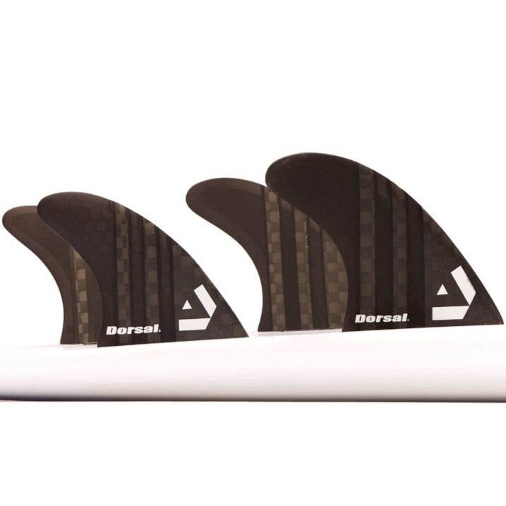 DORSAL Surfboard Fins Quad 4 Set FCS Compatible - One Revolver Surfboards