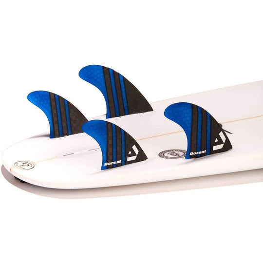 DORSAL Surfboard Fins Quad 4 Set FCS Compatible - One Revolver Surfboards