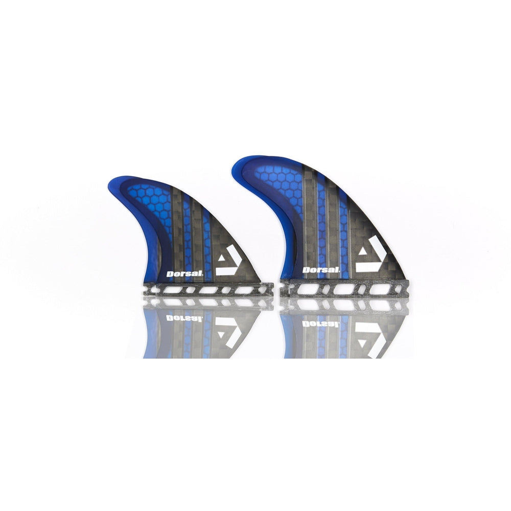DORSAL Carbon Hexcore 4-Fin Quad Set FCS Compatible - Black