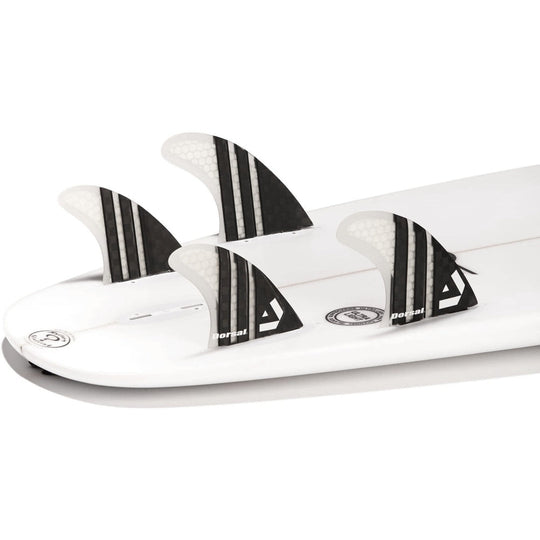 DORSAL Carbon Hexcore 4-Fin Quad Set FCS Compatible - Black