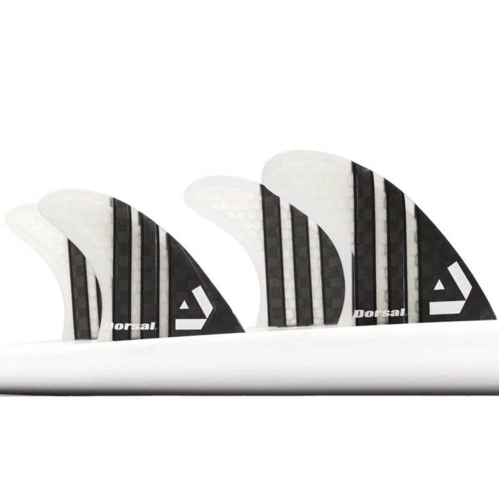 DORSAL Surfboard Fins Quad 4 Set FCS Compatible - One Revolver Surfboards