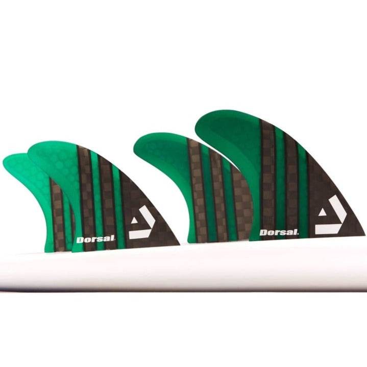 DORSAL Surfboard Fins Quad 4 Set FCS Compatible - One Revolver Surfboards
