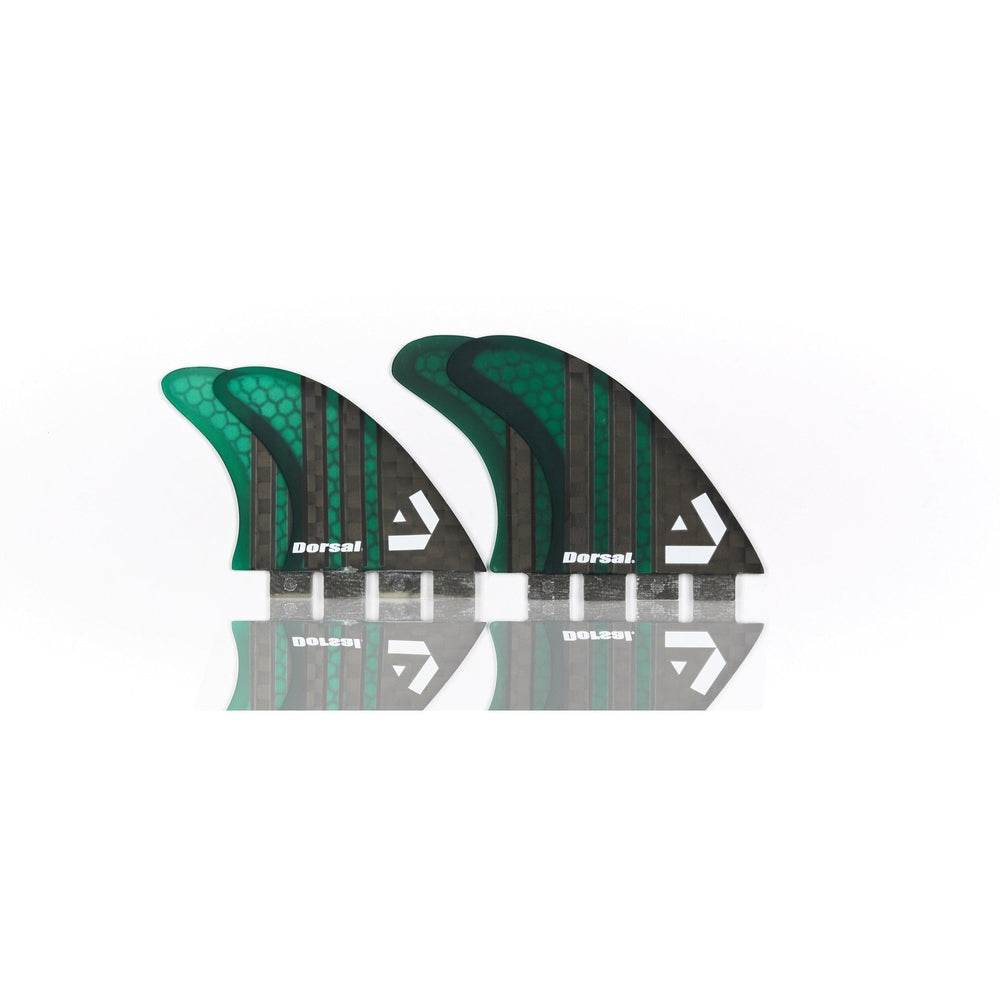 DORSAL Surfboard Fins Quad 4 Set FCS Compatible - One Revolver Surfboards