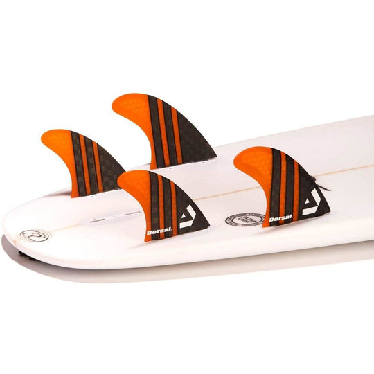 DORSAL Surfboard Fins Quad 4 Set FCS Compatible - One Revolver Surfboards