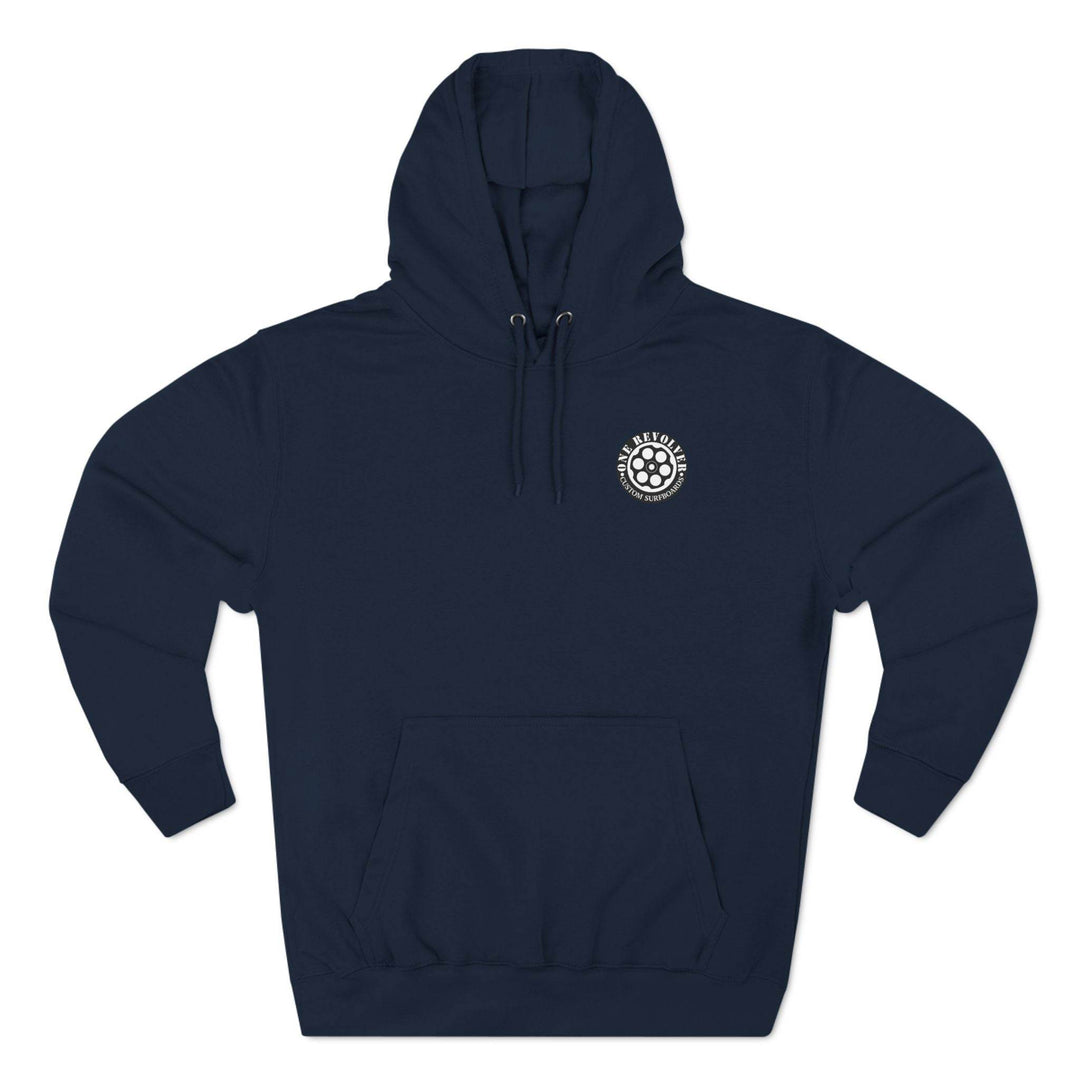 80's Surf Style Hoodie – One Revolver Fleece Pullover - One Revolver Surfboards