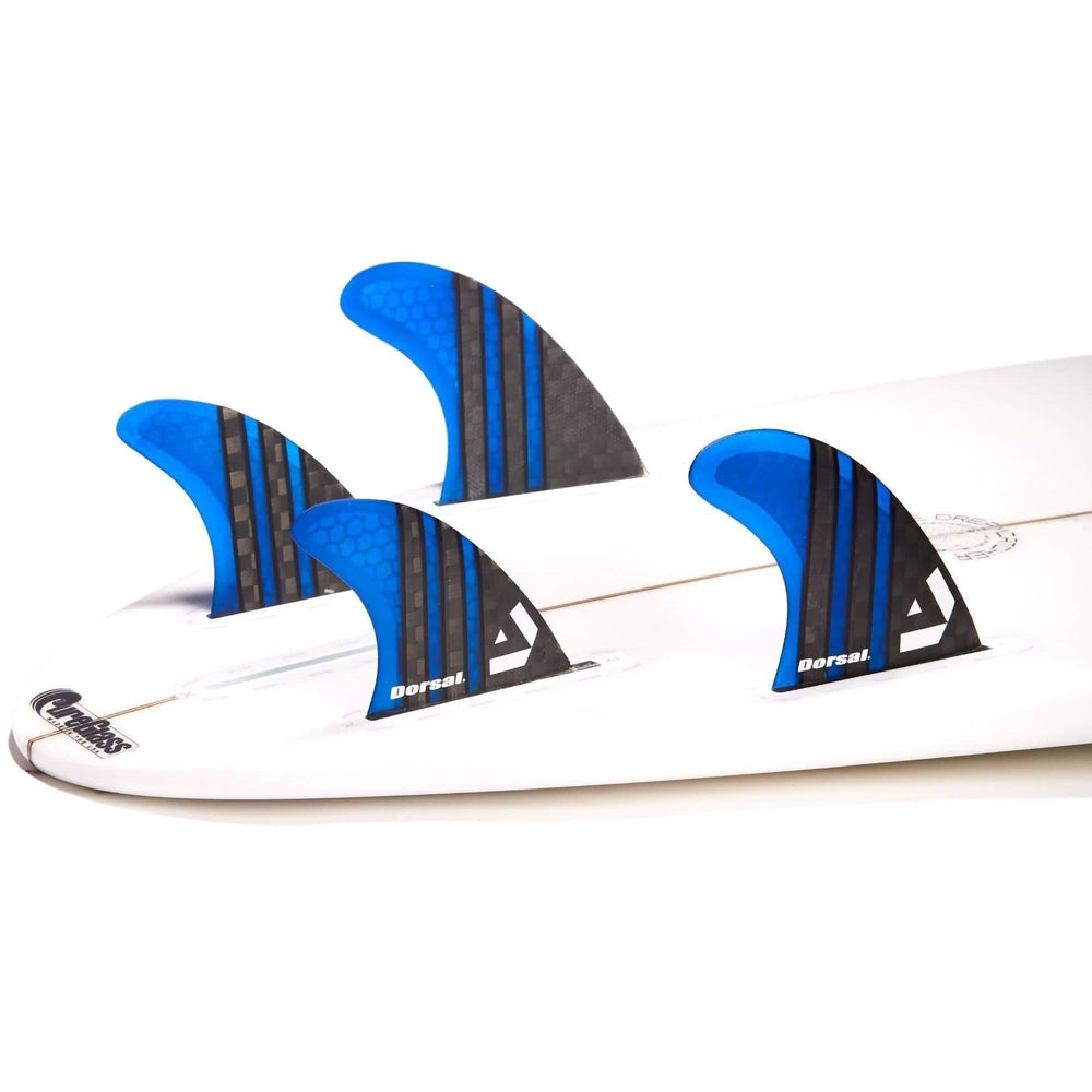 DORSAL Carbon Hexcore Futures Compatible 4-Fin Quad Set