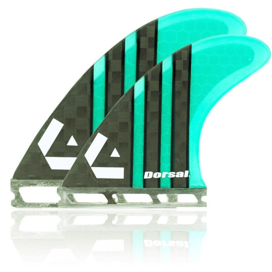 DORSAL Carbon Hexcore Futures Compatible 4-Fin Quad Set
