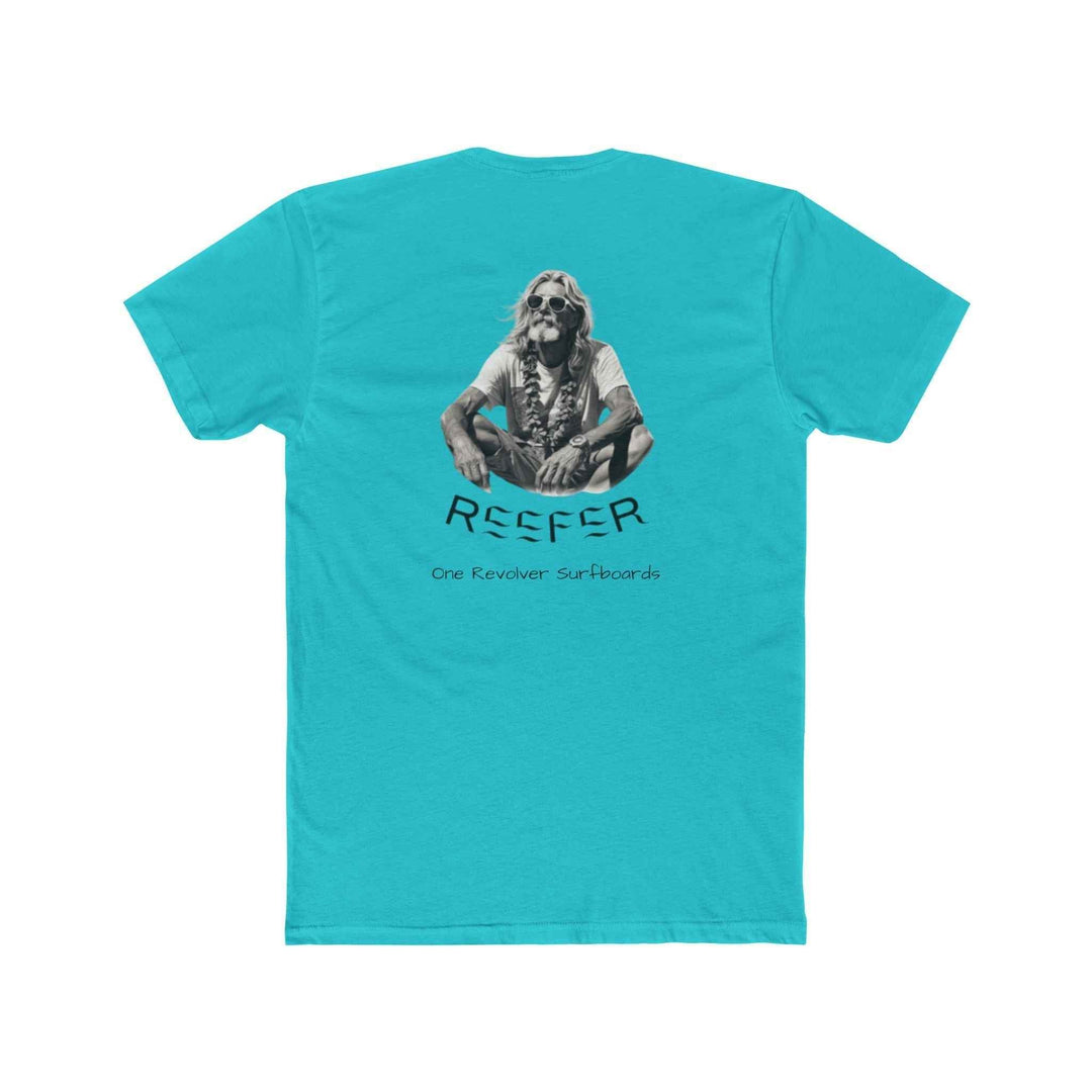 Reefer Unisex Surf T-Shirt – Laid-Back Cotton Crew with Chill Vibes - One Revolver Surfboards