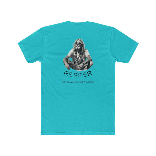 Reefer Unisex Surf T-Shirt – Laid-Back Cotton Crew with Chill Vibes - One Revolver Surfboards