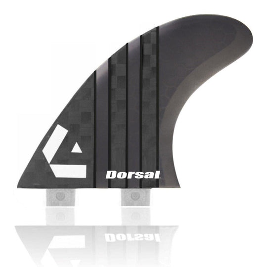DORSAL Carbon Hexcore FCS Compatible 3-Fin Thruster Set