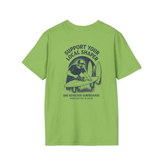 Support Your Local Shaper Tee – One Revolver Surf T-Shirt - One Revolver Surfboards