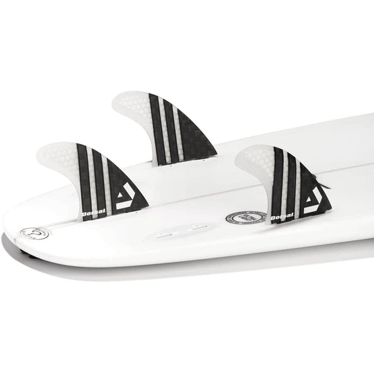 DORSAL Carbon Hexcore FCS Compatible 3-Fin Thruster Set