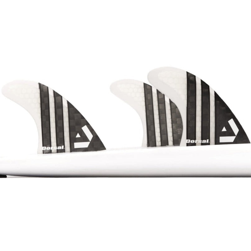 DORSAL Carbon Hexcore FCS Compatible 3-Fin Thruster Set