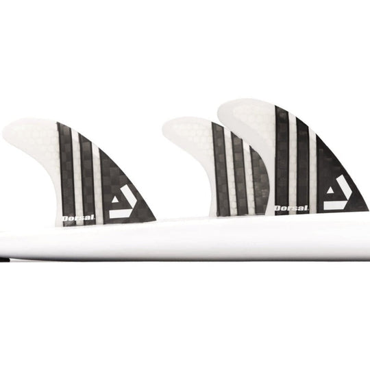 DORSAL Carbon Hexcore FCS Compatible 3-Fin Thruster Set