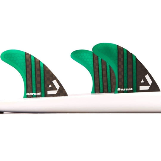 DORSAL Carbon Hexcore Futures Compatible 3-Fin Thruster Set