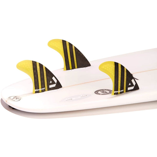 DORSAL Carbon Hexcore Futures Compatible 3-Fin Thruster Set