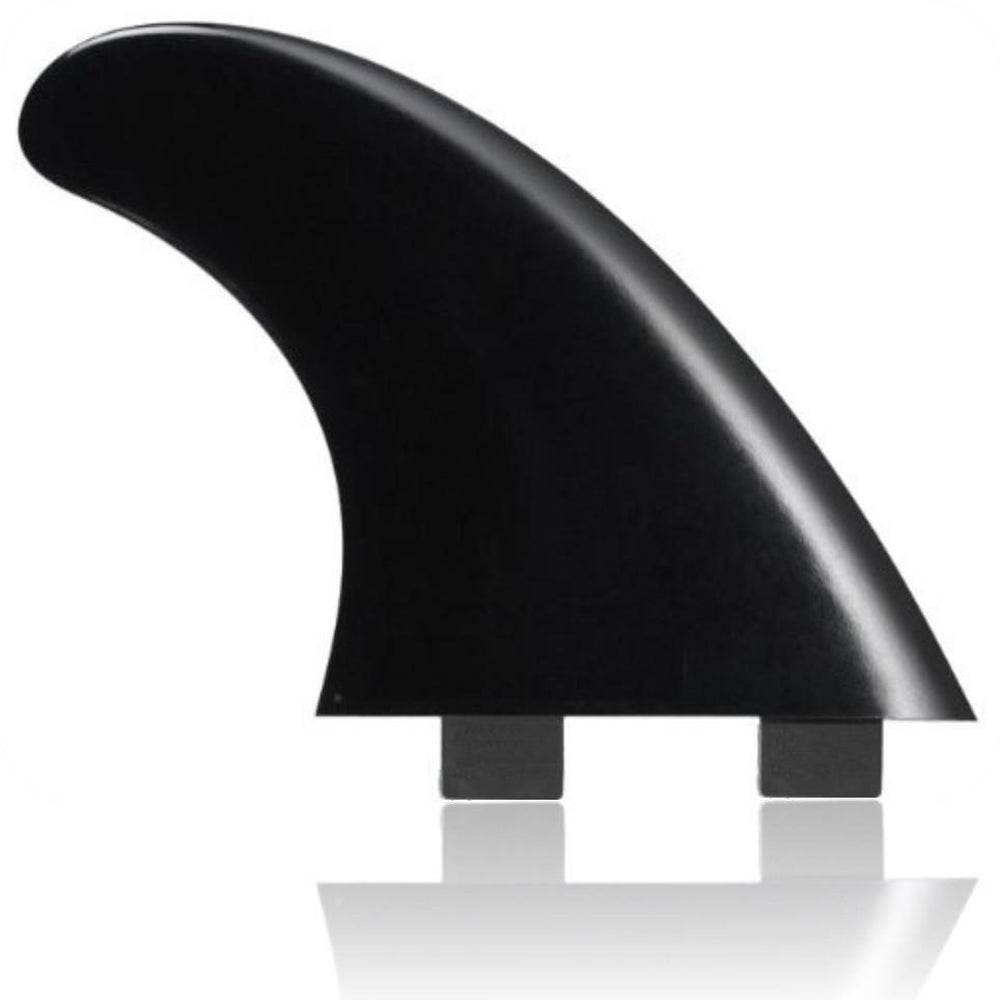 DORSAL Flexrez Core Surfboard Twin Surf Fins (2) FCS Compatible Black - One Revolver Surfboards