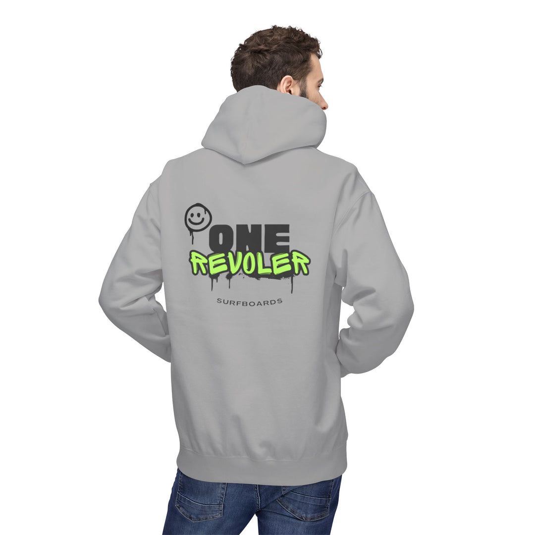 Smile Hoodie by One Revolver Surfboards – Unisex Midweight Softstyle Fleece