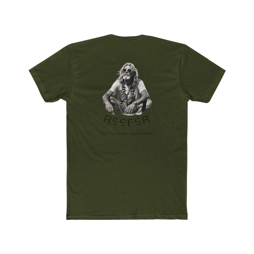 Reefer Unisex Surf T-Shirt – Laid-Back Cotton Crew with Chill Vibes - One Revolver Surfboards