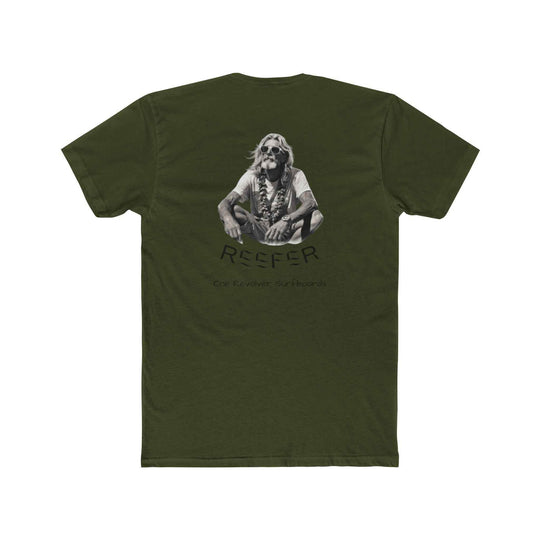 Reefer Unisex Surf T-Shirt – Laid-Back Cotton Crew with Chill Vibes - One Revolver Surfboards