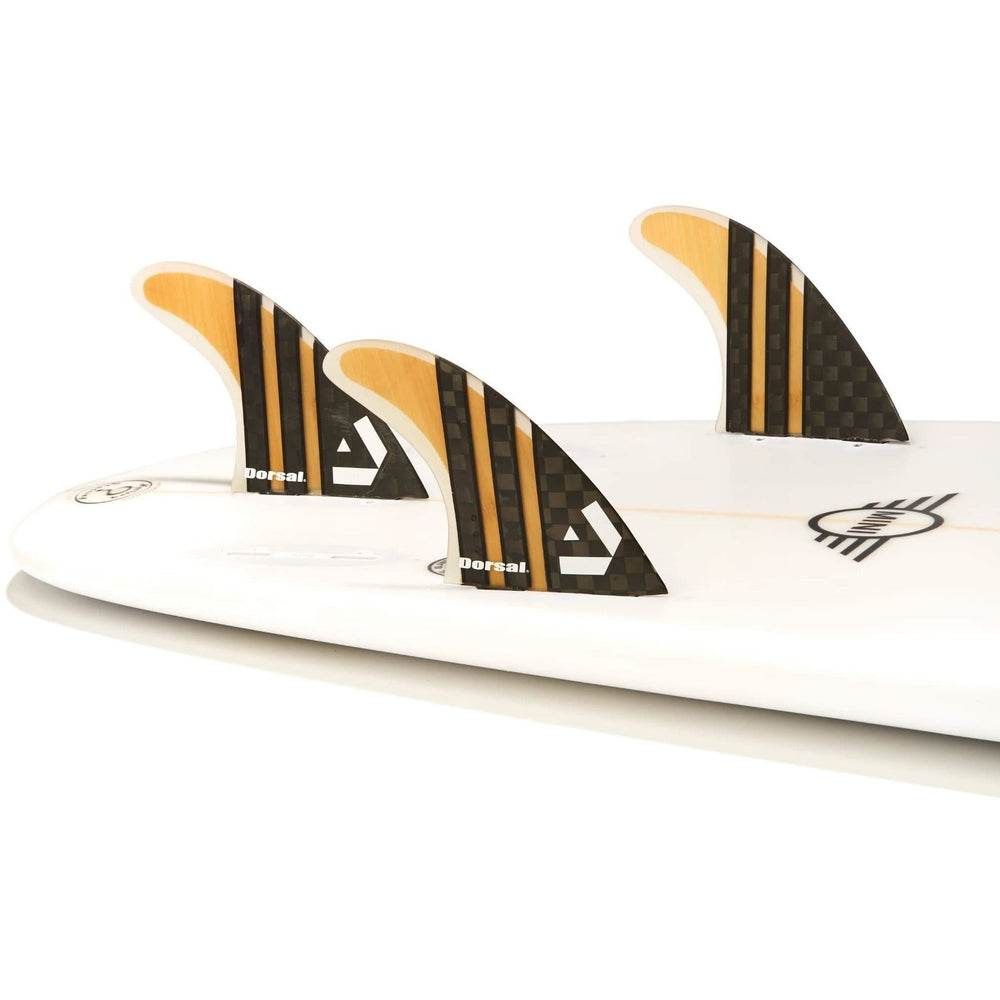DORSAL Surfboard Fins Thruster 3 Set FCS Compatible - One Revolver Surfboards