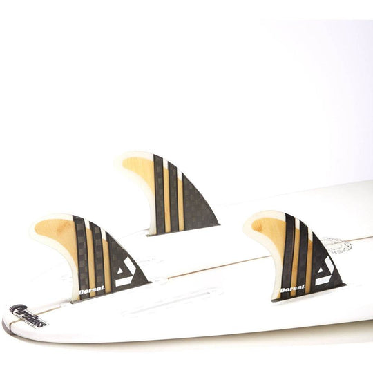 DORSAL Surfboard Fins Thruster 3 Set Future Compatible - One Revolver Surfboards